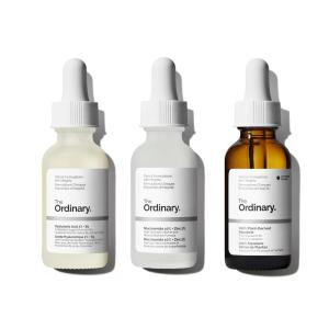 imageThe Ordinary Radiant Skin Collection  Skin Care Bundle Set for Dry Skin  Hyaluronic Acid 2  B5 1 Fl Oz Niacinamide 10  Zinc 1 1 Fl Oz 100 PlantDerived Squalane 1 Fl Oz