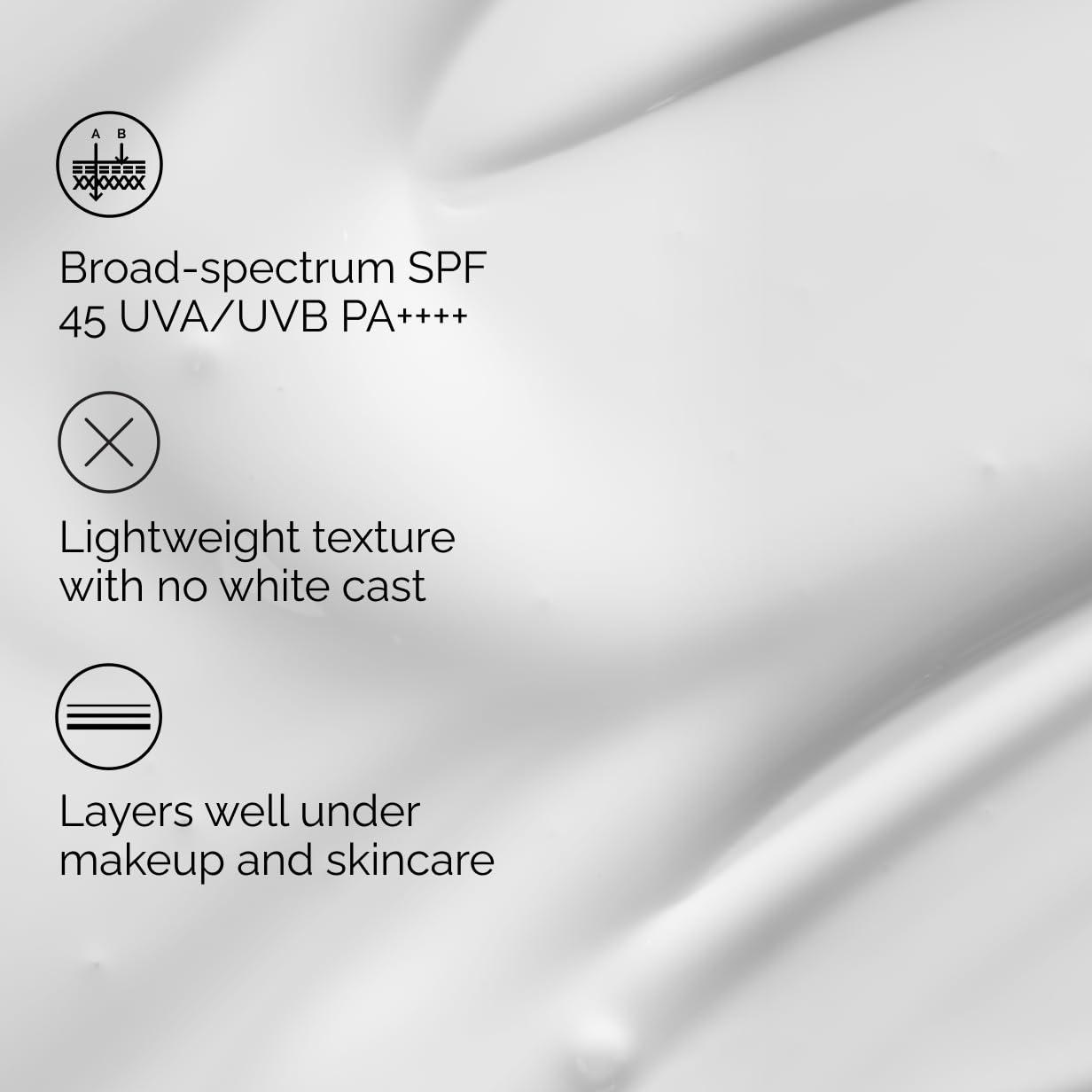 imageThe Ordinary UV Filters SPF 45 Serum Sunscreen for Face Lightweight Hydrating BroadSpectrum Sunscreen UVAUVB Protection NonComedogenic No White Cast 2 Fl Oz2 Fl Oz Pack of 1